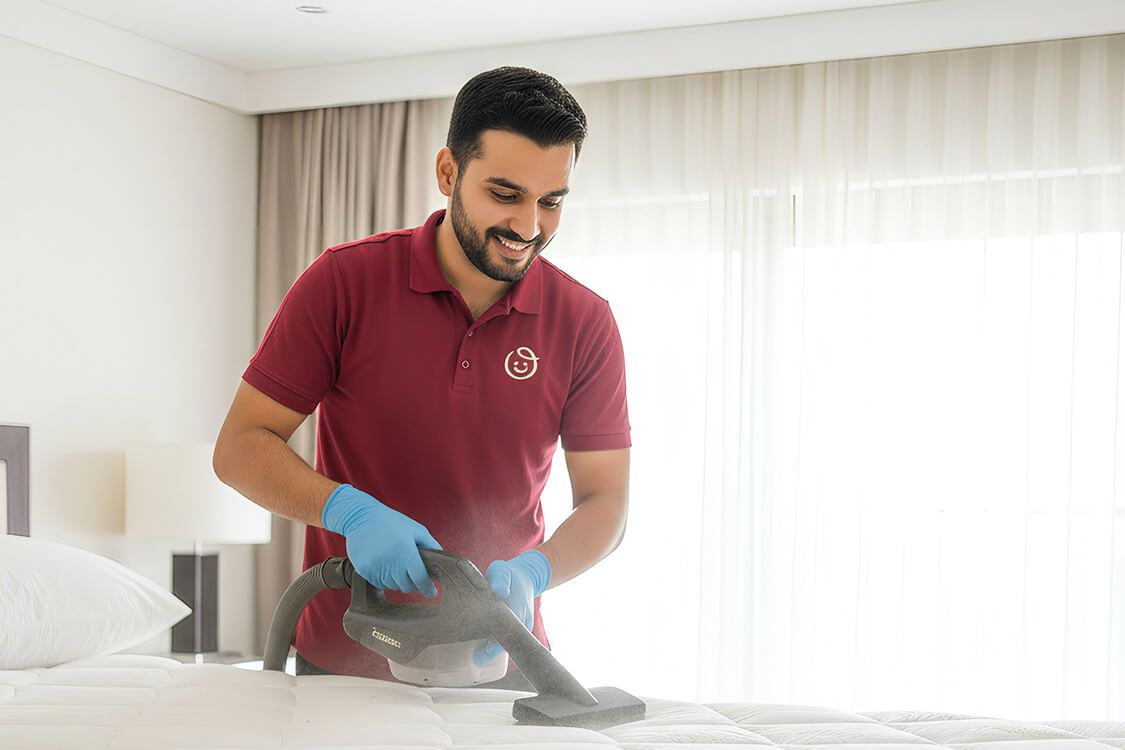 تنظيف المرتبة بالشفط العميق